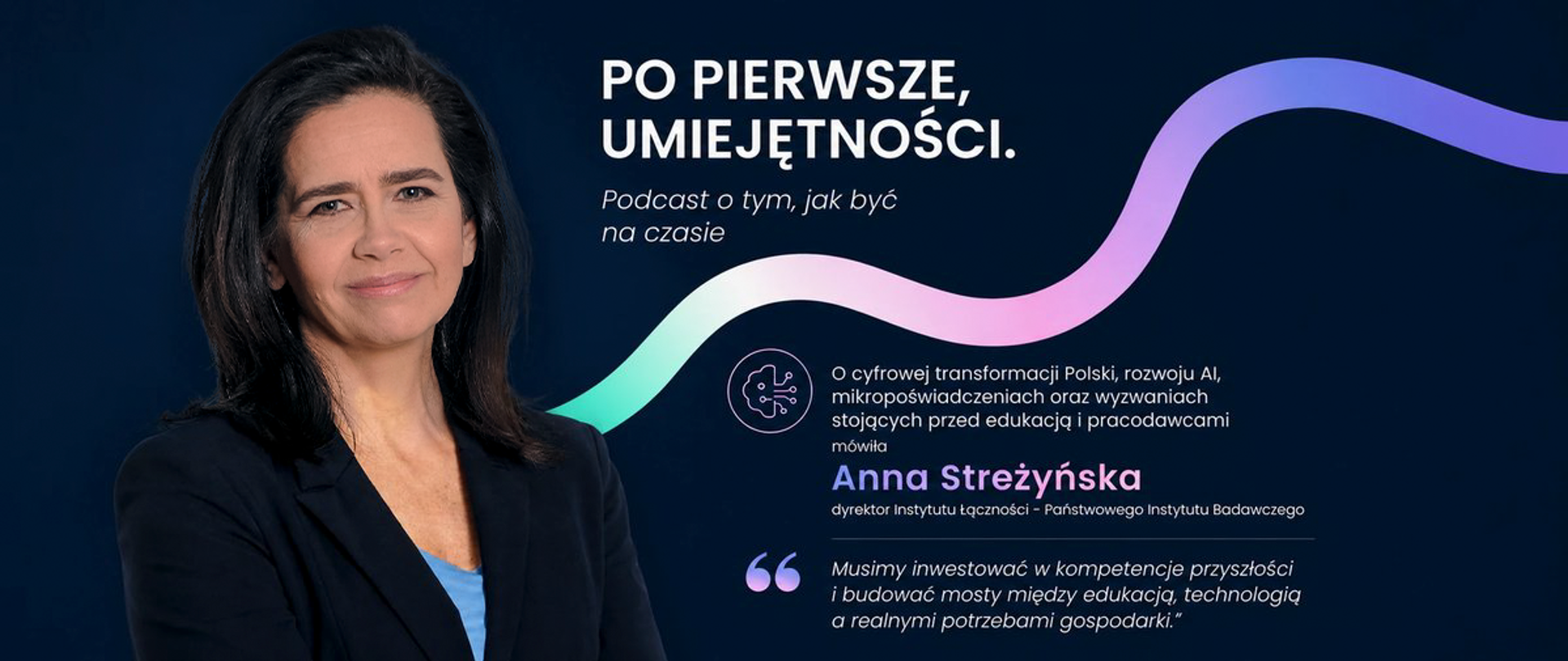 Anna Strezynska i tytuł podcastu