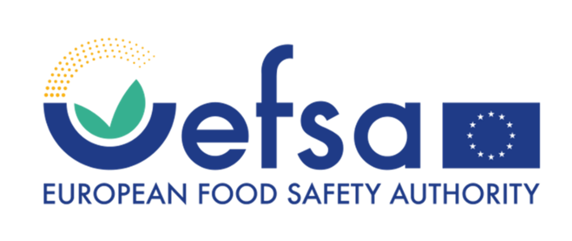 Logo napis efsa pod nim EUROPENA FOOD SAFETY AUTHORUTY