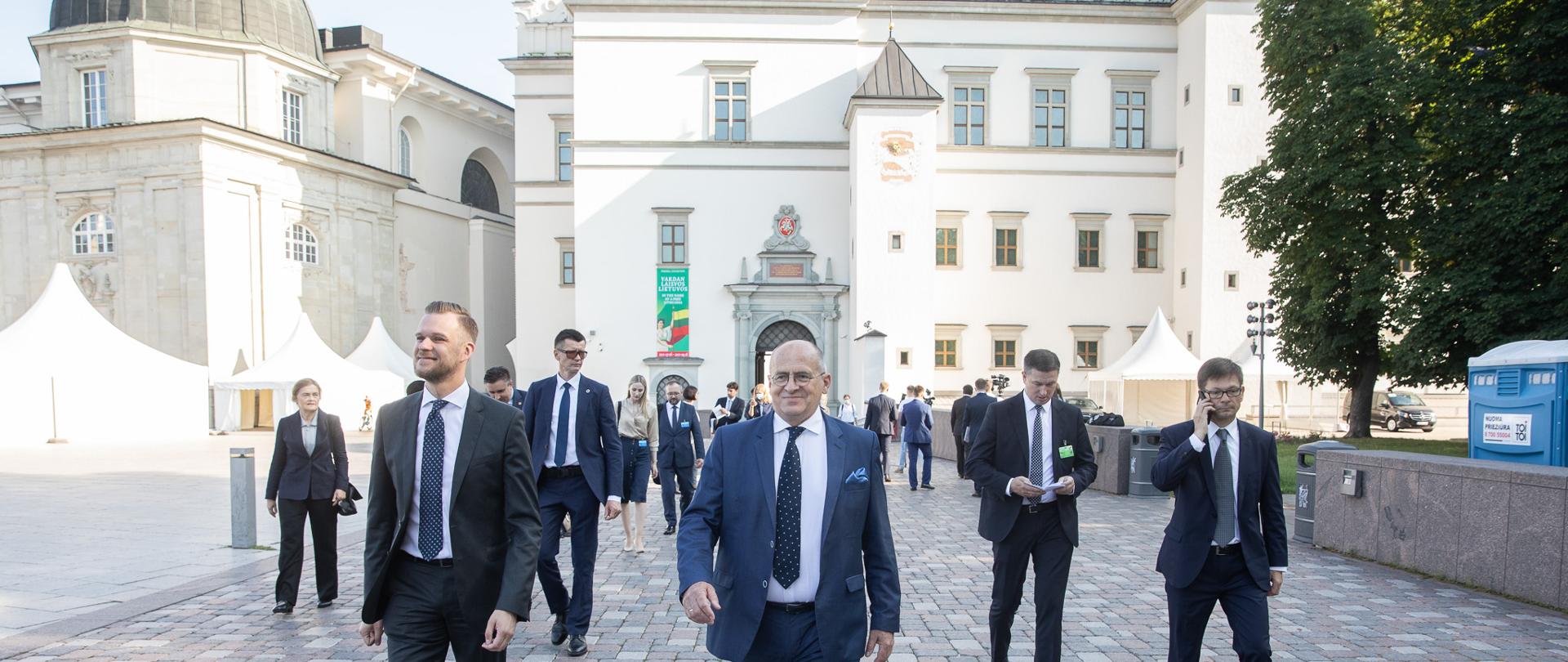 2021.07.07 Wilno , Litwa . Minister Zbigniew Rau . Delegacja do Wilno , Trojkat Lubelski .
Fot. Tymon Markowski / MSZ