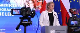 Minister Sójka na konferencji dot. programu bezpłatne leki 