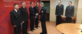 Uroczysta zbiórka w KP PSP w Świdnicy