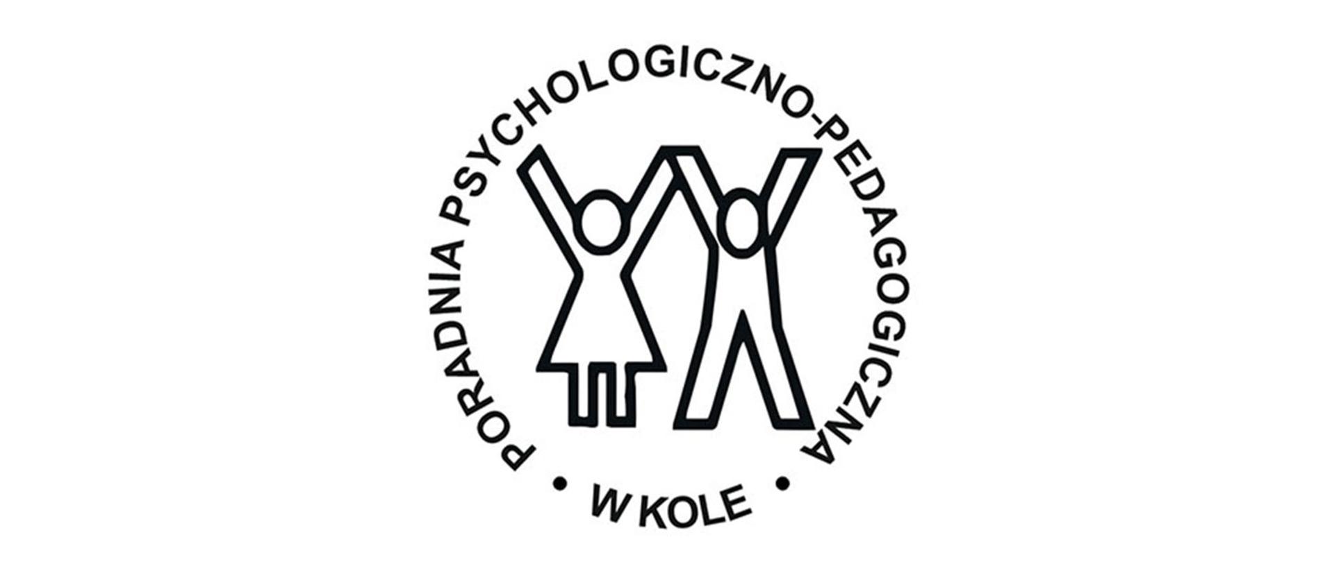 Grafika przedstawiająca logo Poradni Psychologiczno-Pedagogicznej w Kole