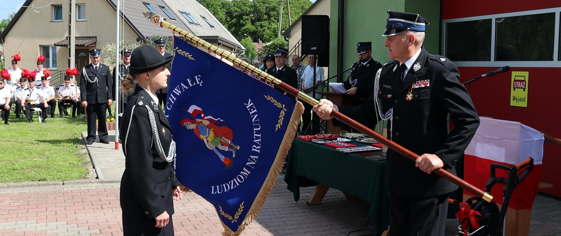 Gminne Obchody Dnia Strażaka Gminy Ryńsk połączone z Jubileuszem 100-lecia Ochotniczej Straży Pożarnej w Zieleniu.
