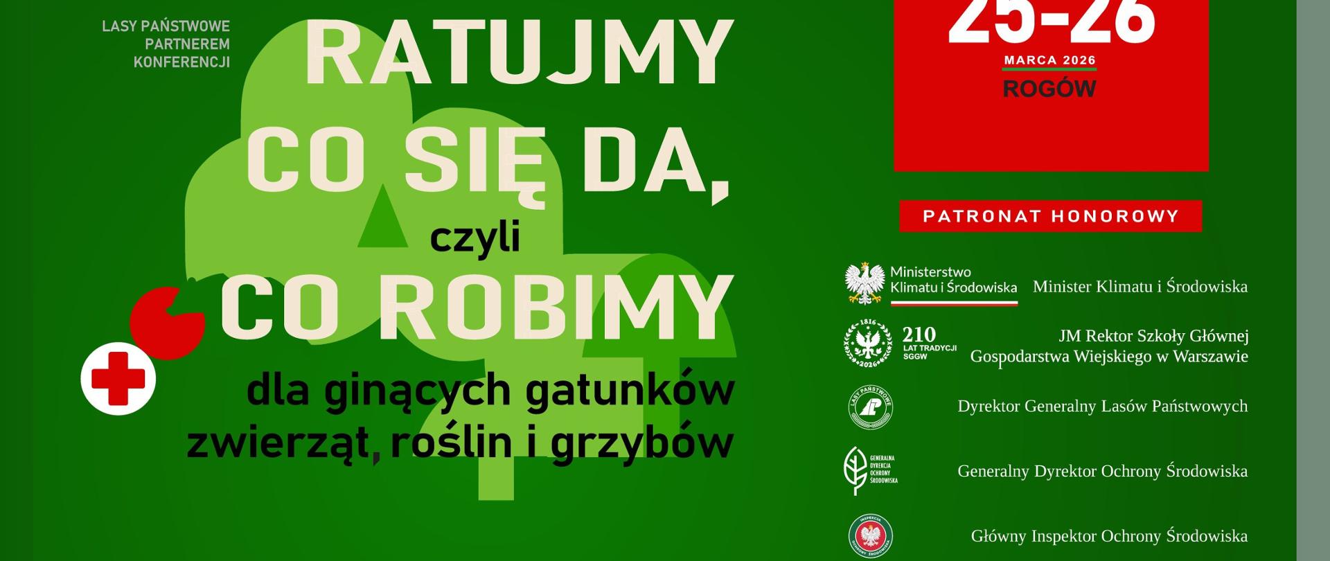 Plakat Konferencja: Ratujmy co się da