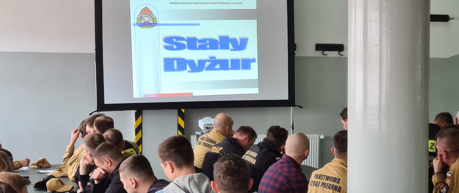 Ćwiczenia stałego dyżuru w KM PSP Kalisz