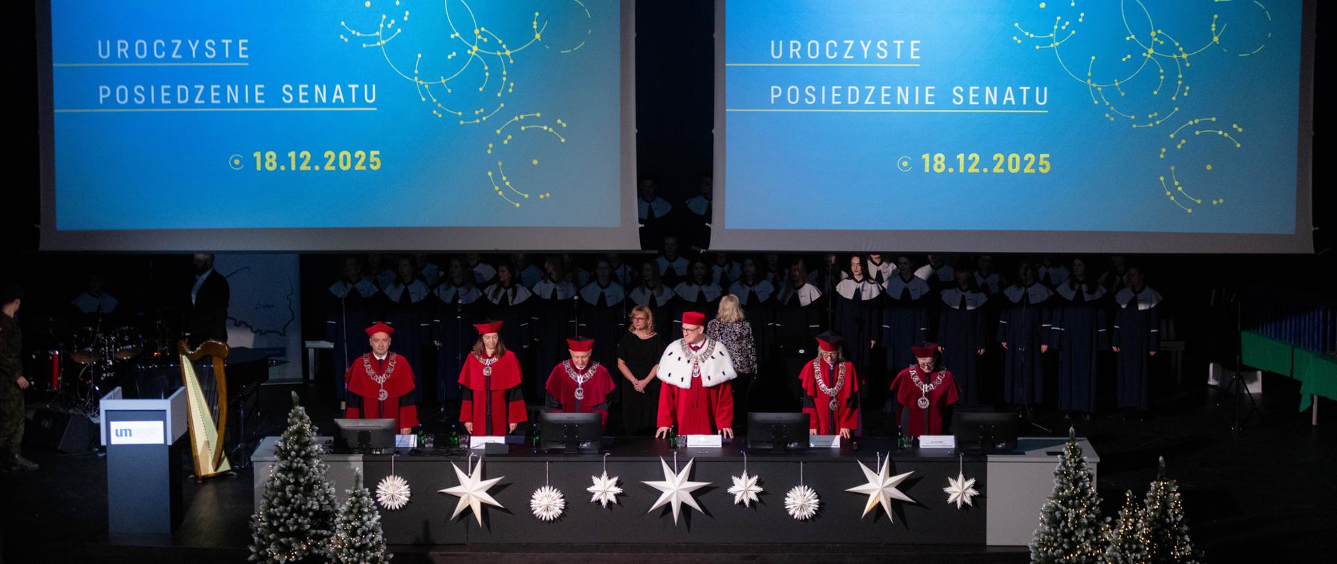 Uroczyste posiedzenie senatu Uniwersytetu Medycznego w Łodzi 