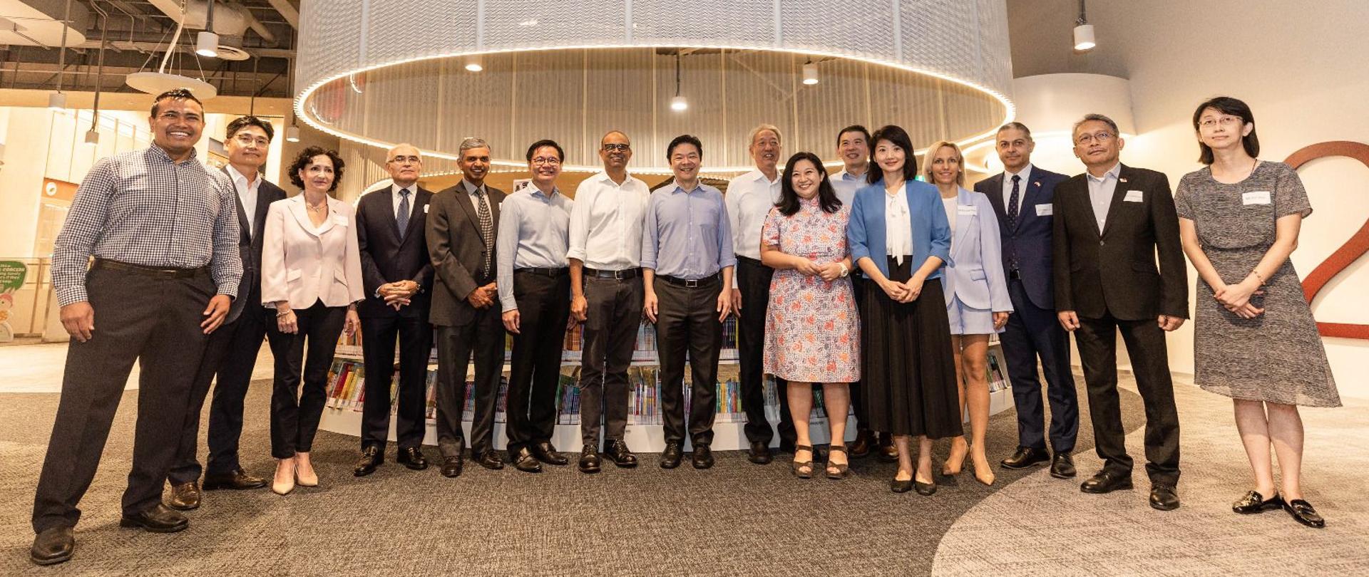 Inauguracja biblioteki w dzielnicy Punggol 