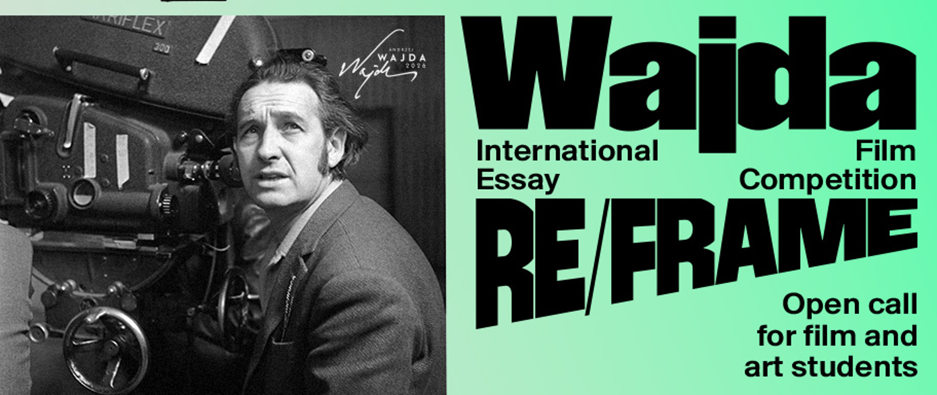 WAJDA RE/FRAME - International Film Essay Competition