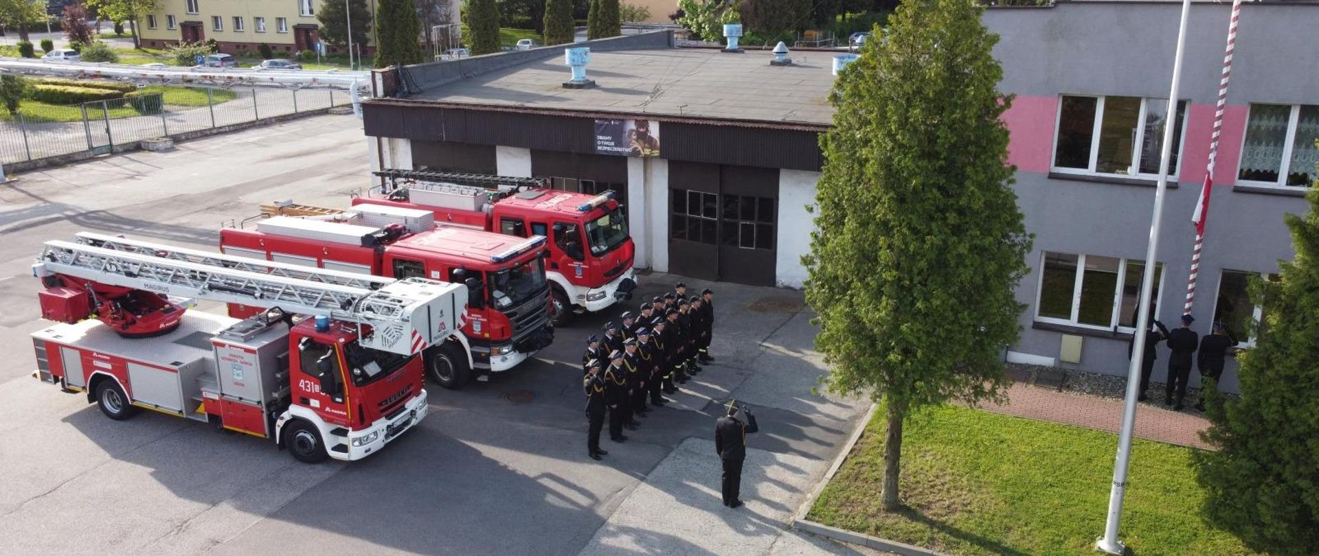 Dzień Flagi Rzeczypospolitej Polskiej w KP PSP Cieszyn