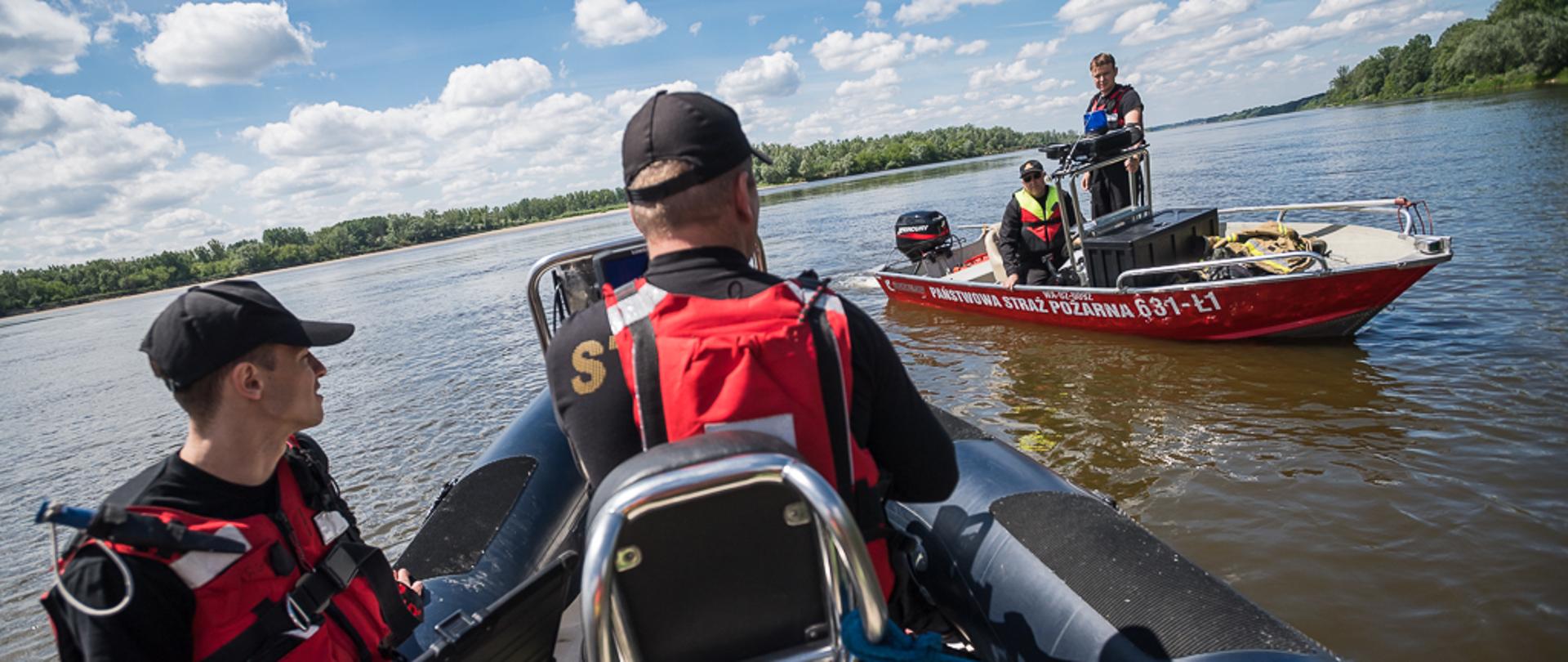 Akcja ratownicza na Wiśle