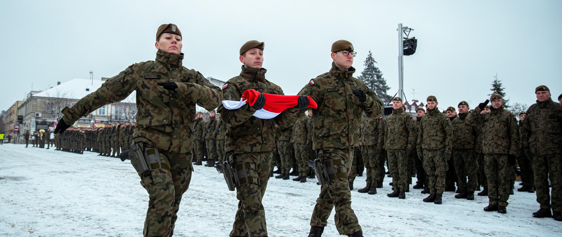 Przysięga wojskowa w Kutnie