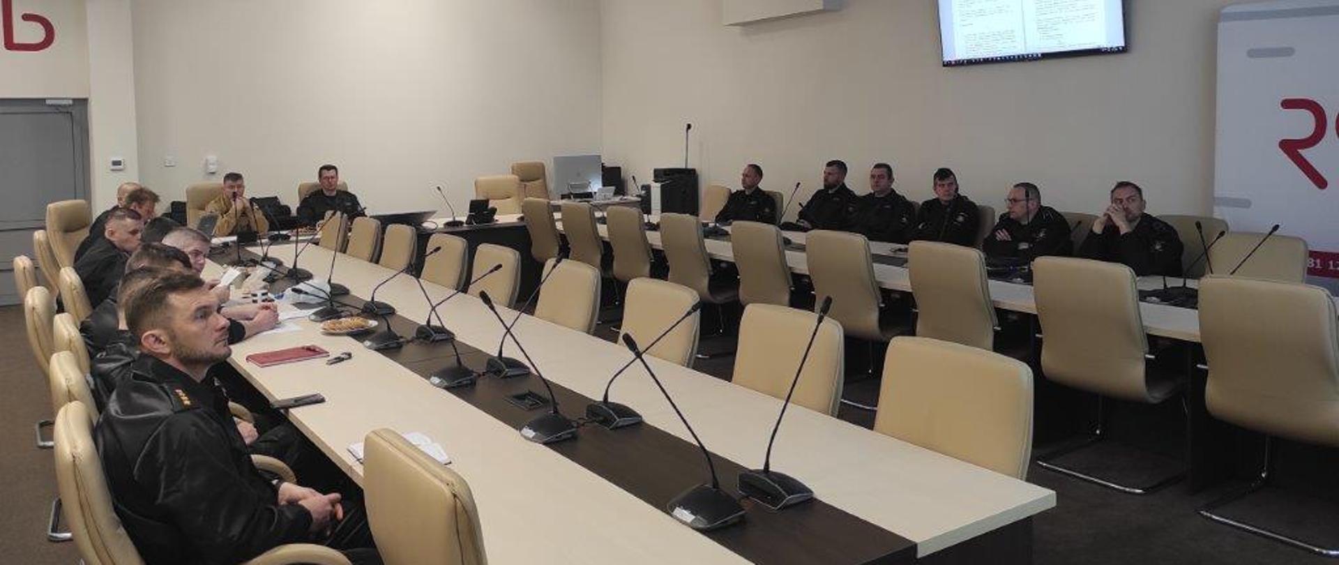 Narada szkoleniowa dowódców Jednostek Ratowniczo-Gaśniczych i dyżurnych Stanowiska Kierowania Komendanta Miejskiego