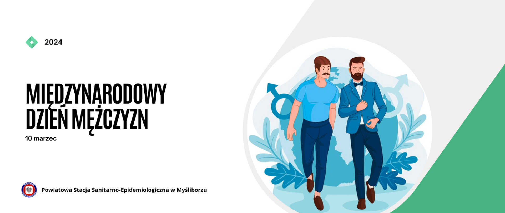 Baner Międzynarodowy Dzień Mężczyzn