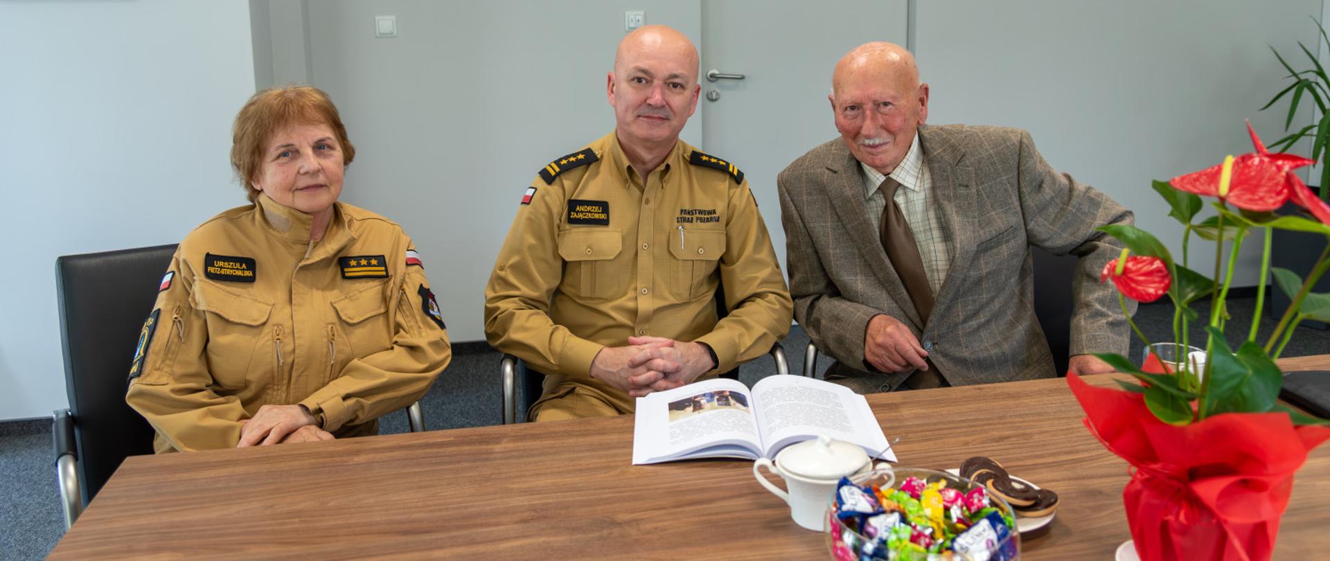 Spotkanie Komendanta Szkoły z płk. Stanisławem Pałką