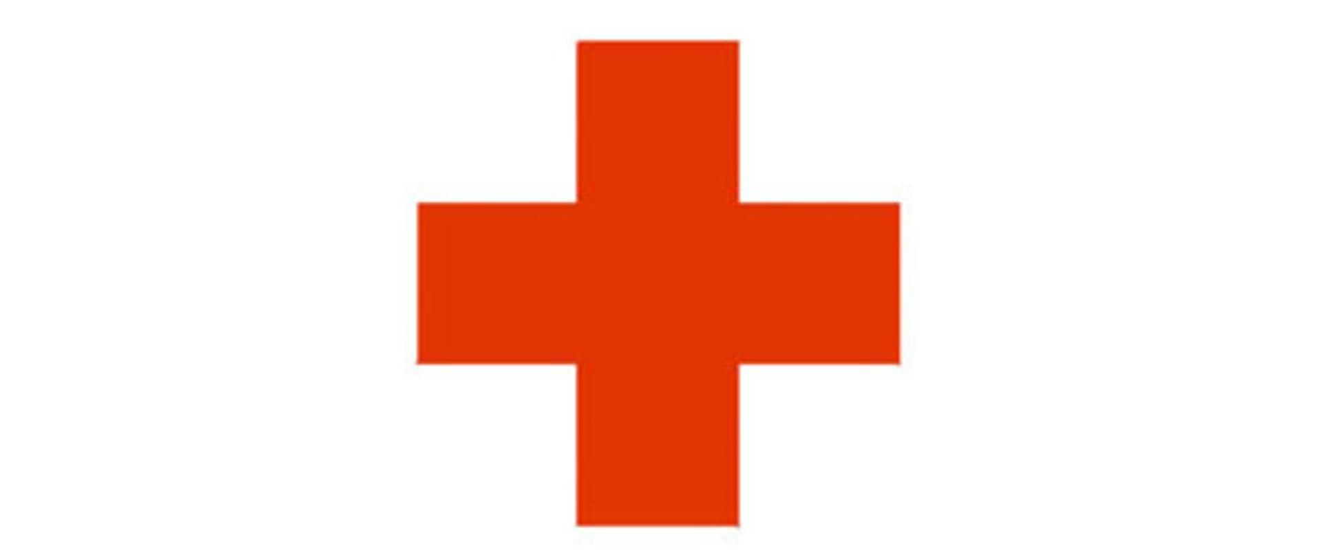 Znak czerwonego krzyża