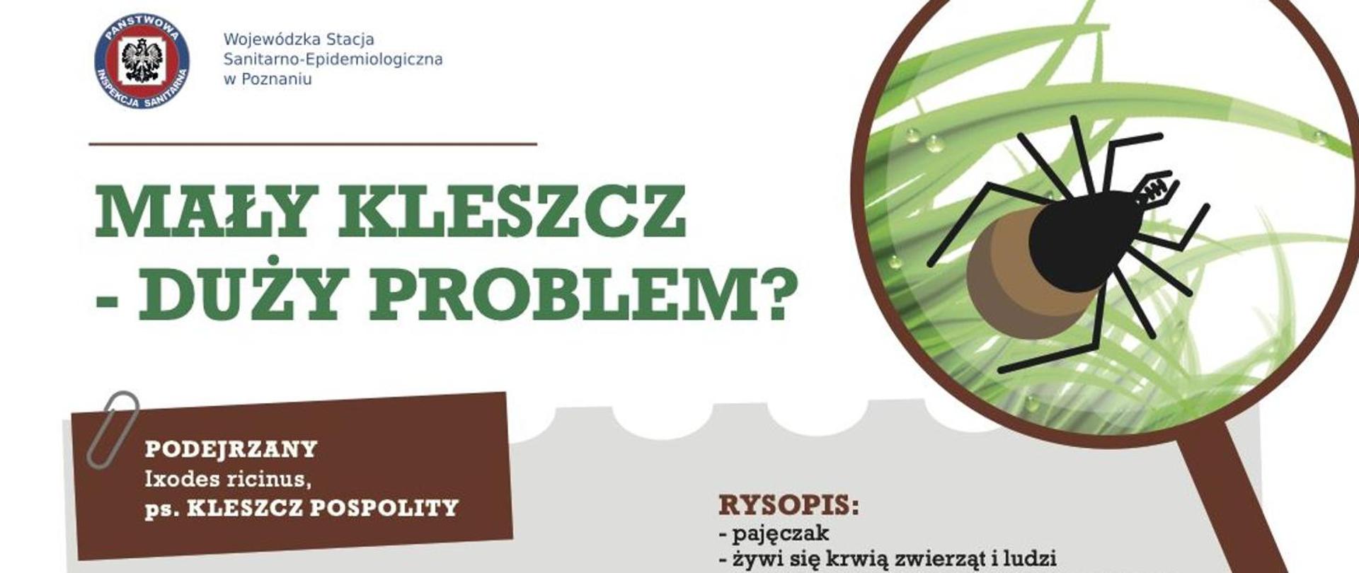 ,,Bezpieczne wakacje: co trzeba wiedzieć o kleszczach!” #latozsanepidem