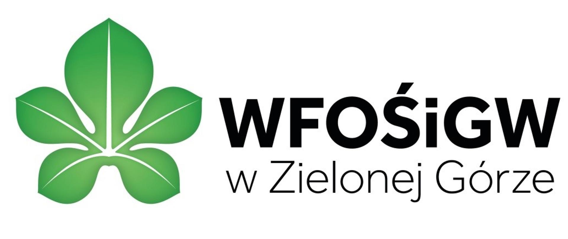 Zdjęcie przedstawia logo Wojewódzkiego Funduszu Ochrony Środowiska i Gospodarki Wodnej w Zielonej Górze.