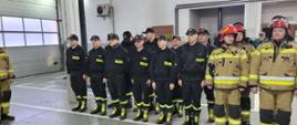 Pożegnanie strażaków odchodzących na zaopatrzenie emerytalne