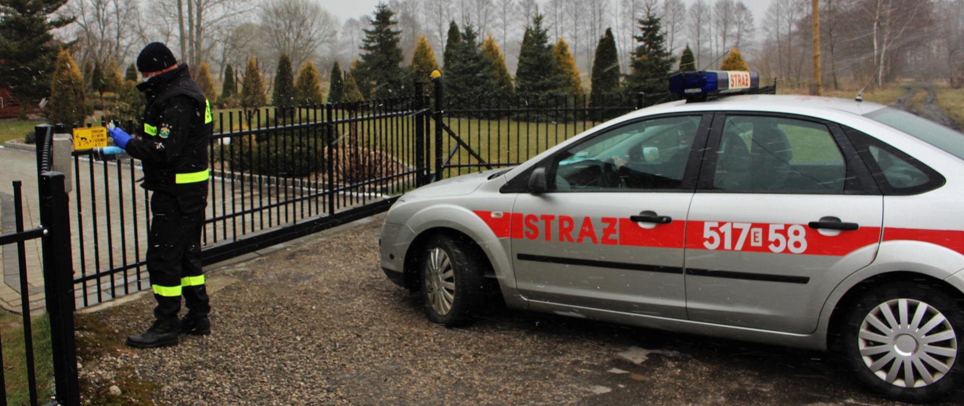 Kolportaż ulotek dotyczących akcji szczepień