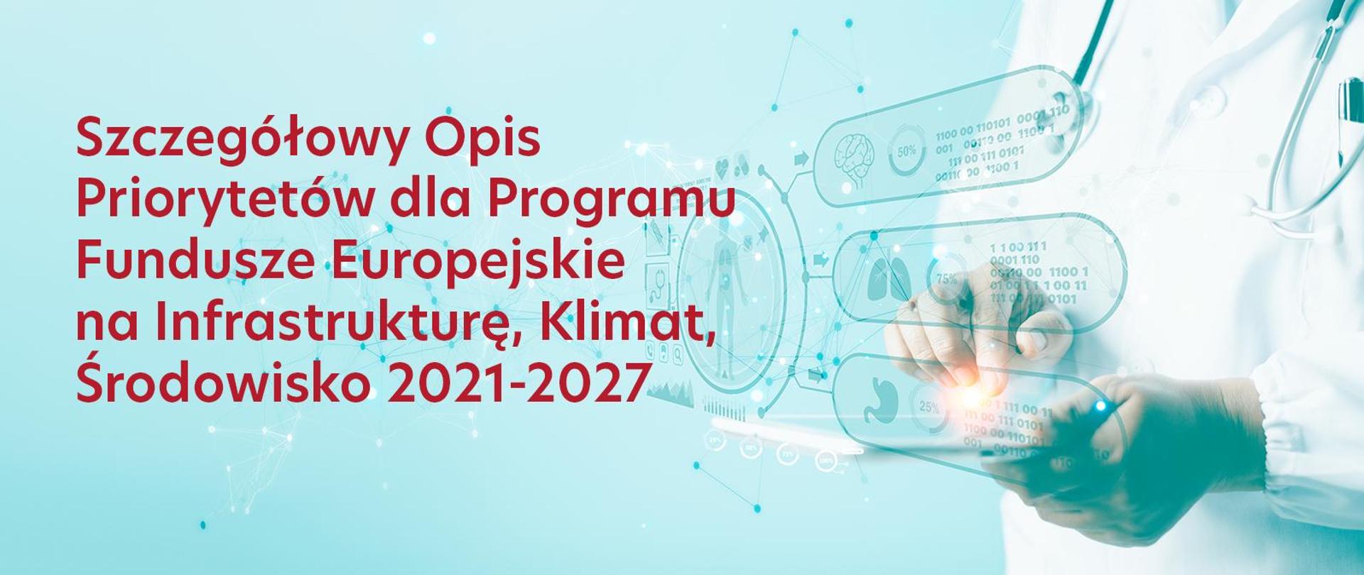 Szczegółowy opis priorytetów FEnIKS