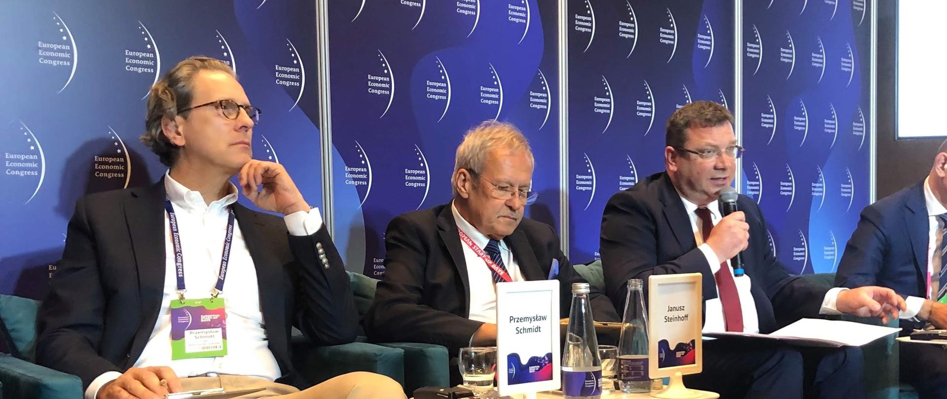 Wiceminister sprawiedliwości Michał Wójcik na Europejskim Kongresie Gospodarczym
