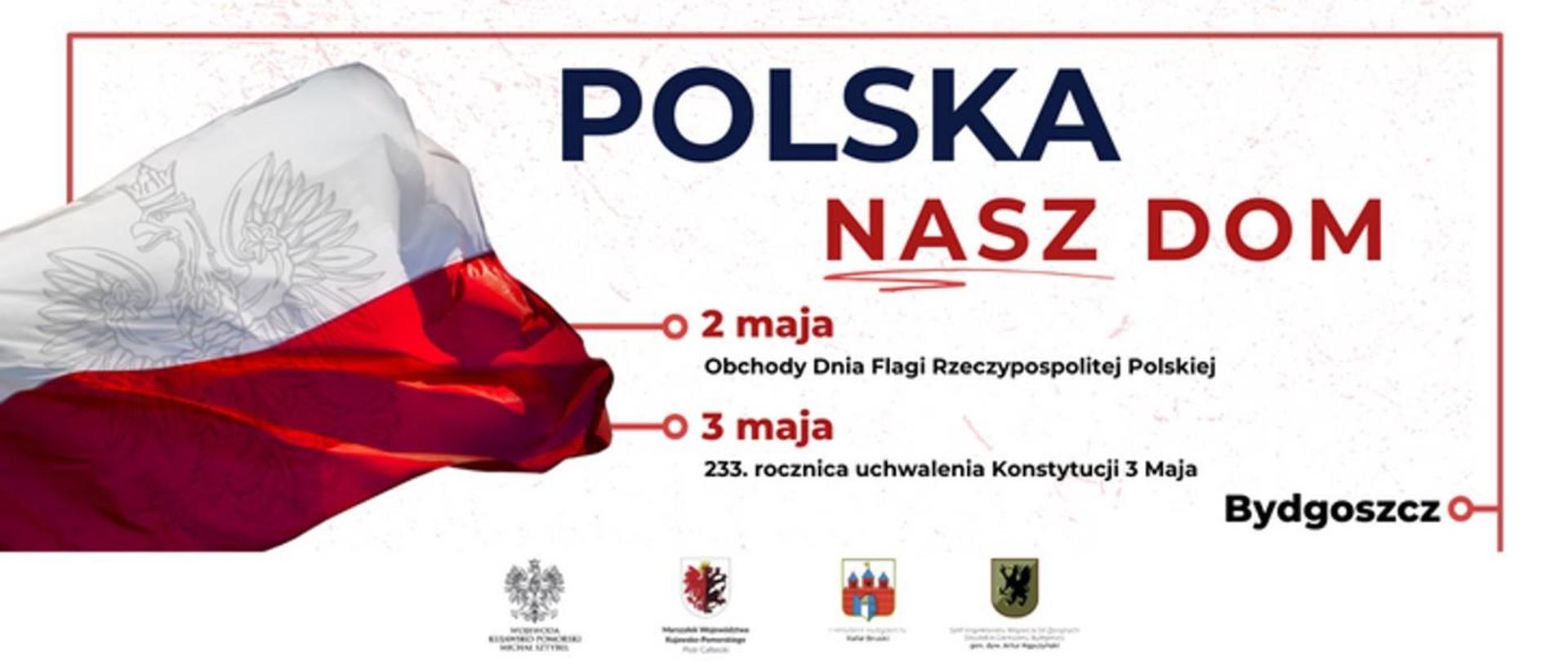 Baner Dzień Flagi i Święto Konstytucji 3 Maja