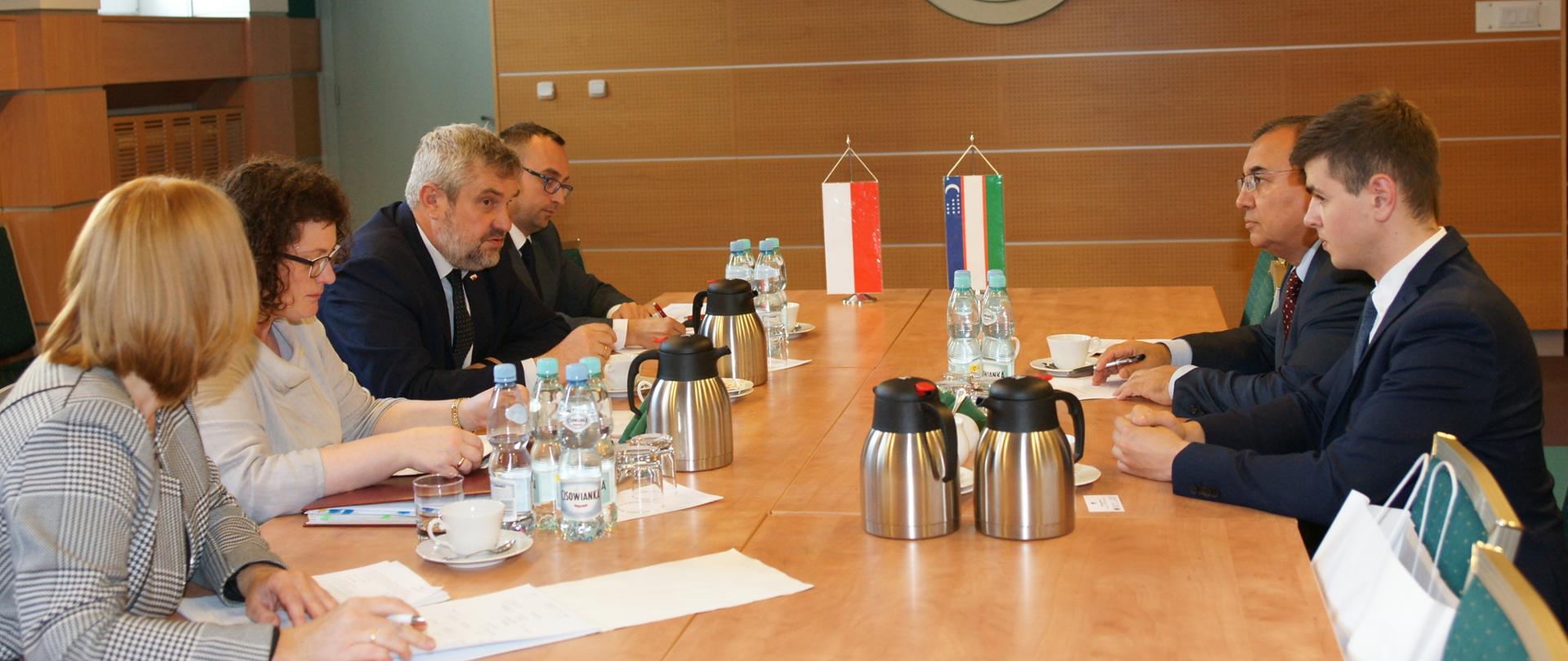 Spotkanie z chargé d’affaires Ambasady Uzbekistanu