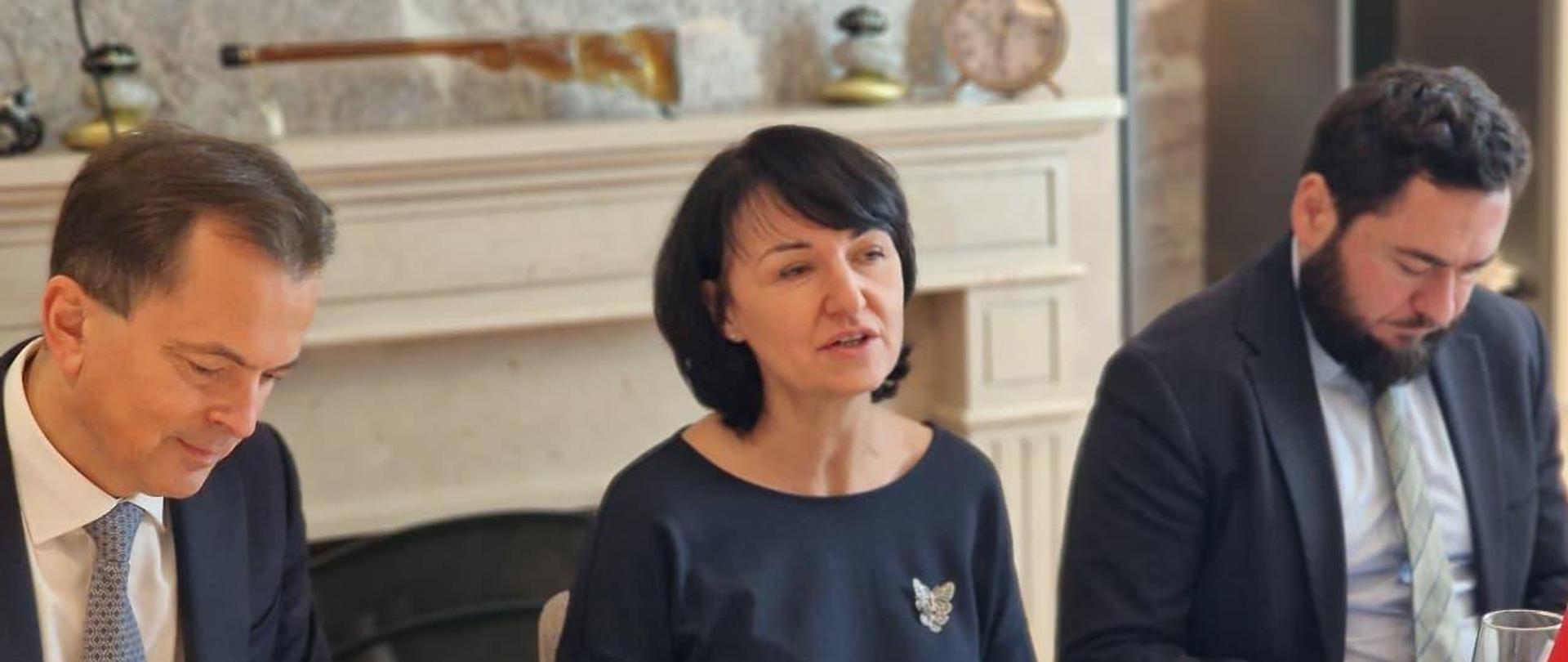 Konsultacje polityczne Minister H.Mościskiej-Dendys z delegacja z MSZ CY