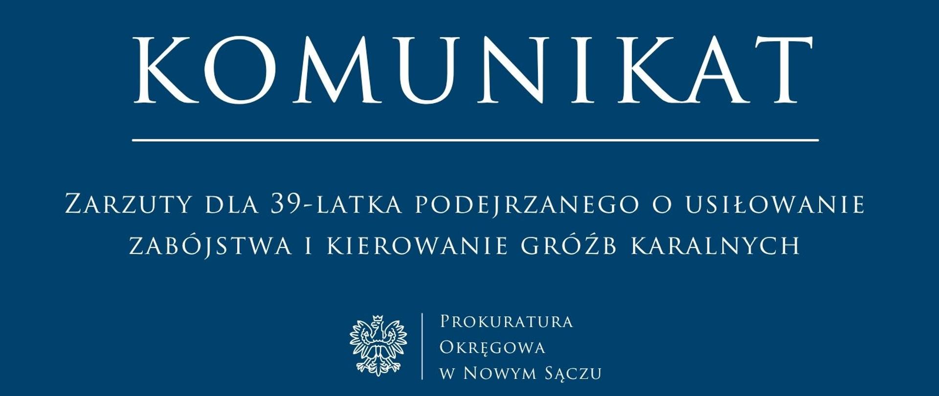  Zarzuty i areszt dla 39-latka