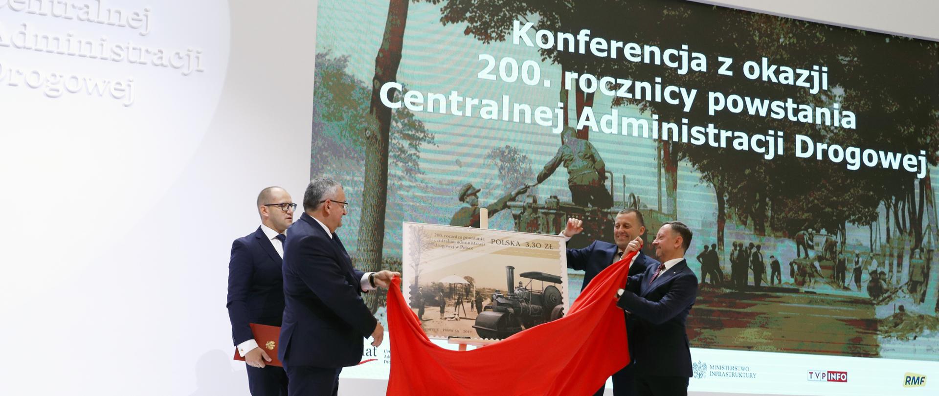 Odsłonięcie znaczka okolicznościowego