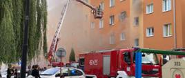 Pożar mieszkania Kwidzyn ul. Mickiewicza