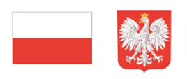 Na białym tle od lewej flaga biało-czerwona, następnie godło Polski oraz godło Ministerstwa Kultury i Dziedzictwa Narodowego 
