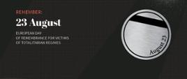 „Pamiętaj. 23 sierpnia”. Europejski Dzień Pamięci Ofiar Reżimów Totalitarnych