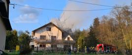 Pożar domu w Sieniawie