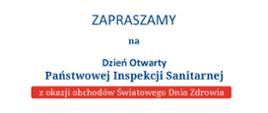zaproszenie na dzień otwarty Powiatowej Stacji Sanitarno-Epidemiologicznej w Gnieźnie