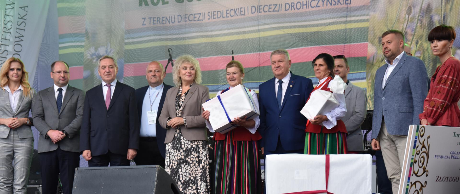 Wręczenie nagród w drugim turnieju Kół Gospodyń Wiejskich.