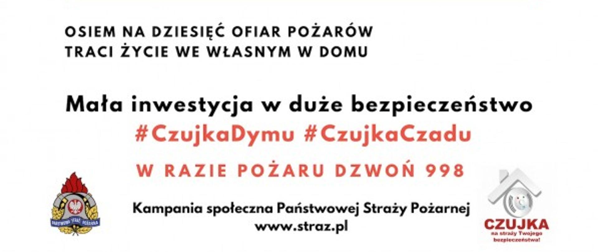 Czujka na straż twojego bezpieczeństwa plakat