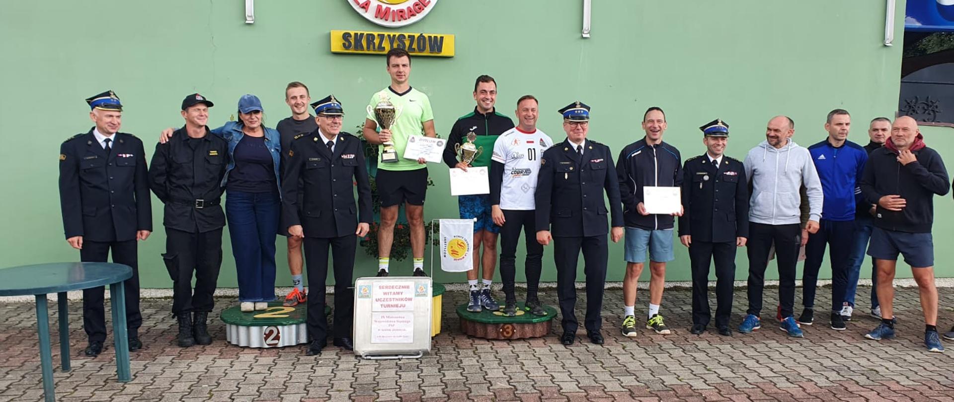 Mistrzostwa woj. śląskiego strażaków PSP w tenisie ziemnym 
