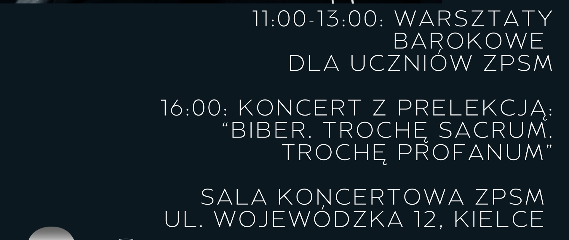 21 marca 2026- sobota , sala koncertowa, godz. 16:00
Biber. Trochę sacrum.Trochę profanum. Zmysłowa gra kontrastów -Klaudia Łoboda klawesyn,Aleksandra Owczarska skrzypce barokowe.