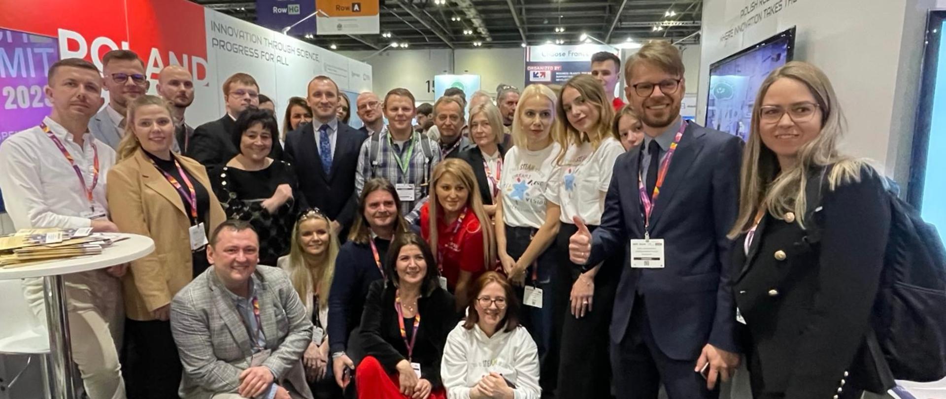 Polish delegation at the BETT Show in London. 