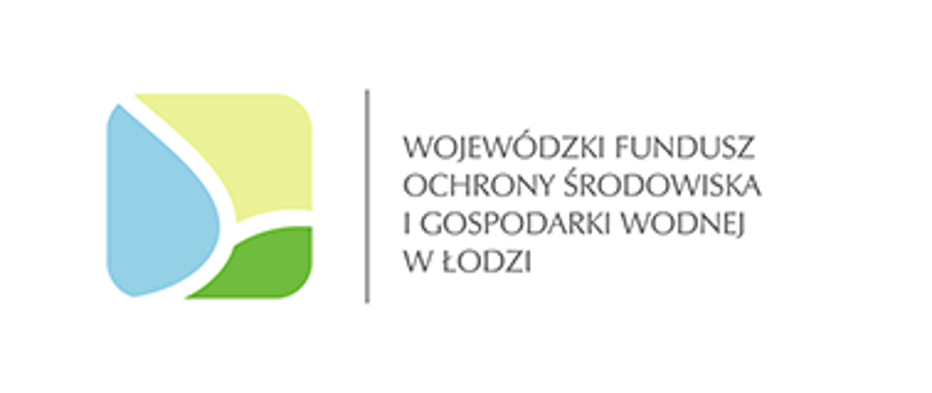 Grafika Wojewódzkiego funduszu ochrony środowiska i gospodarki wodnej w Łodzi.