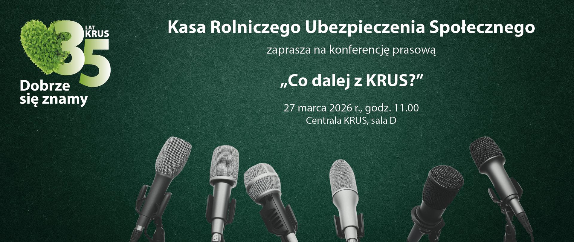 zawiadomienie o konferencji w dole różne mikrofony