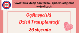 Ogólnopolski Dzień Transplantacji 26 stycznia