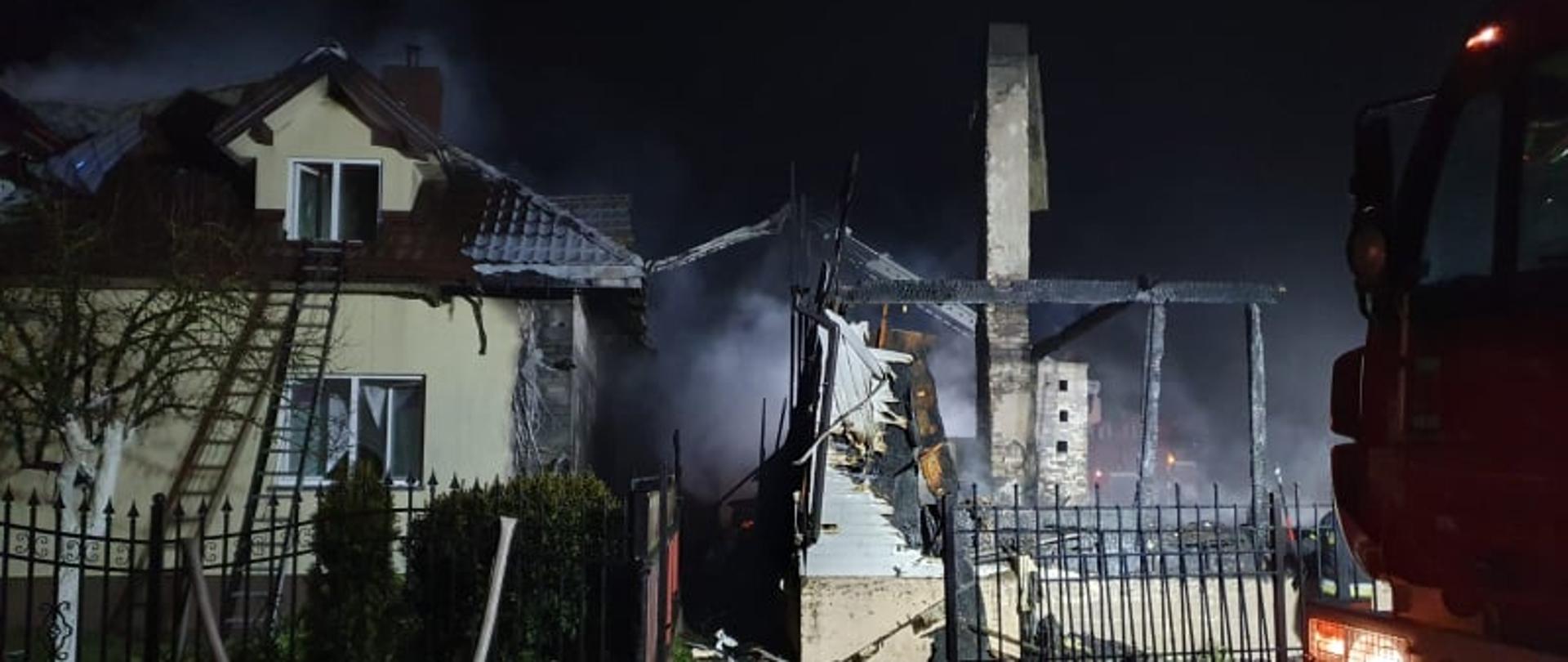 Tragiczny pożar domu w miejscowości Szorce.
