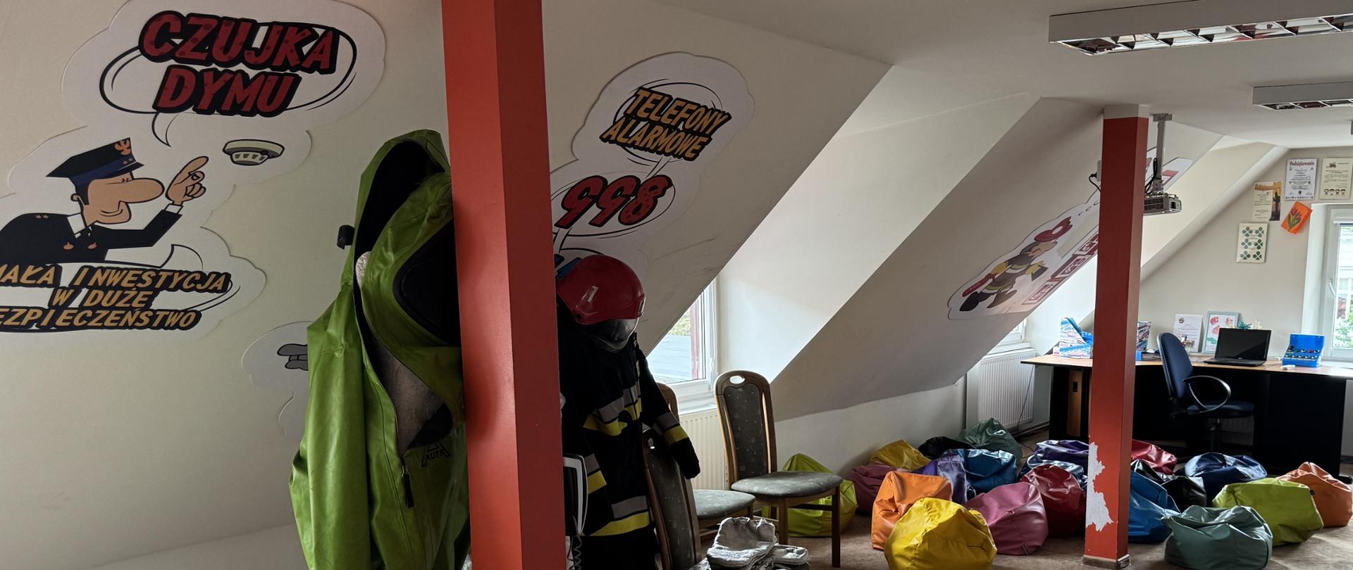 Sala edukacyjna przy Komendzie Miejskiej PSP w Wałbrzychu