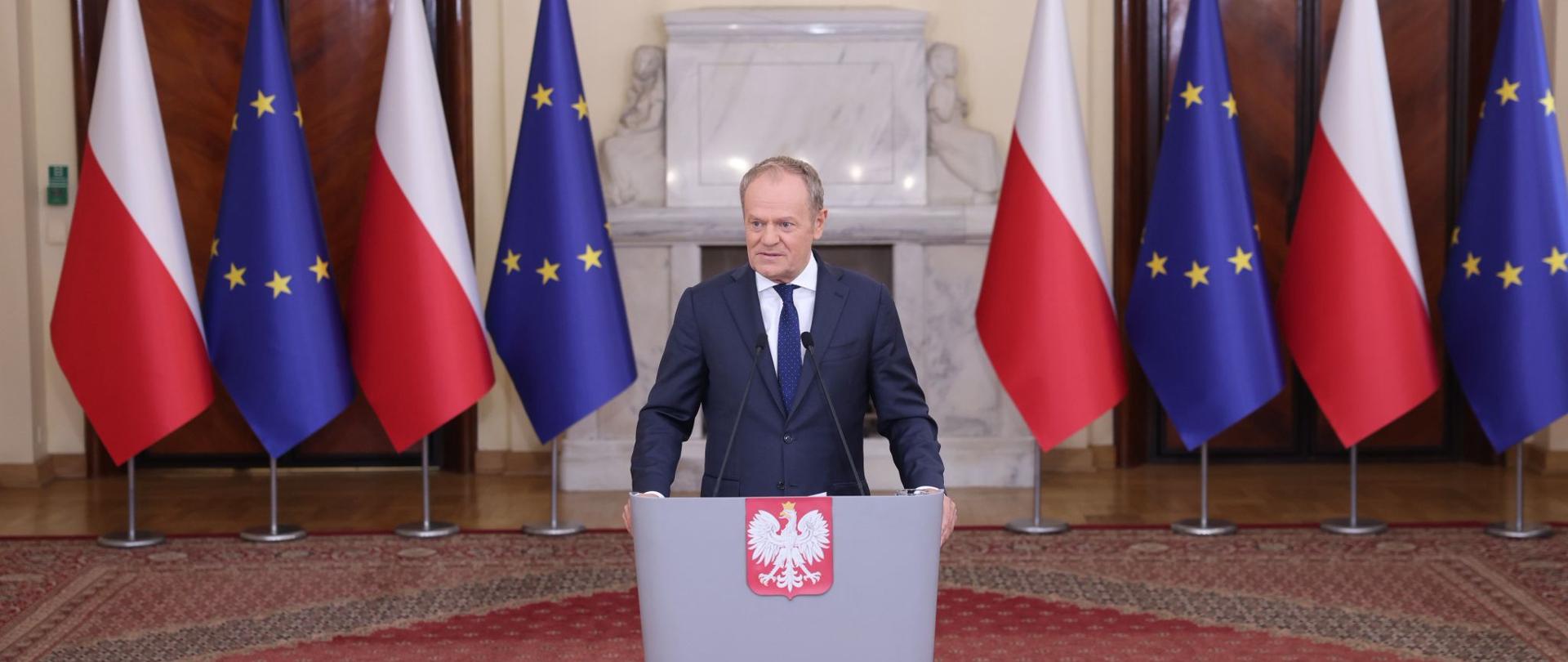 Konferencja prasowa Premiera Donalda Tuska