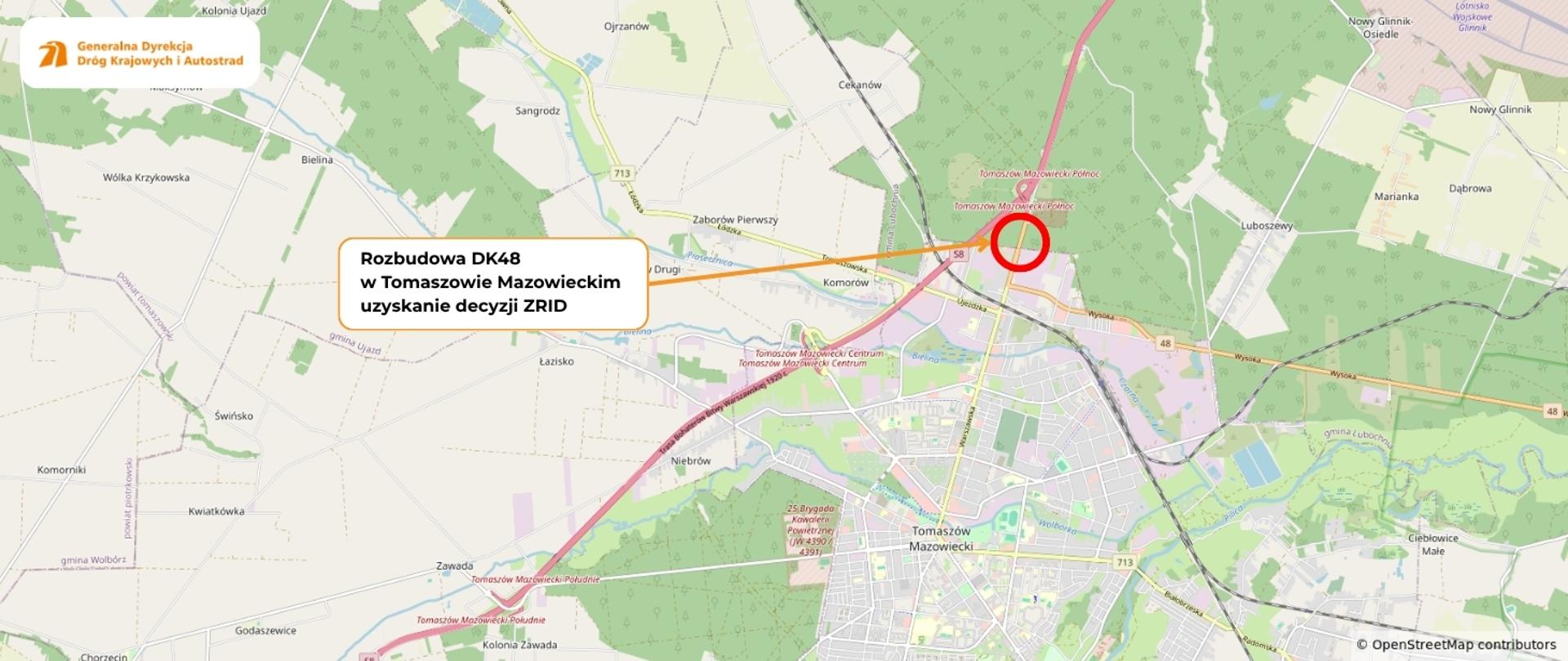 Rozbudowa DK48 w Tomaszowie Maz.