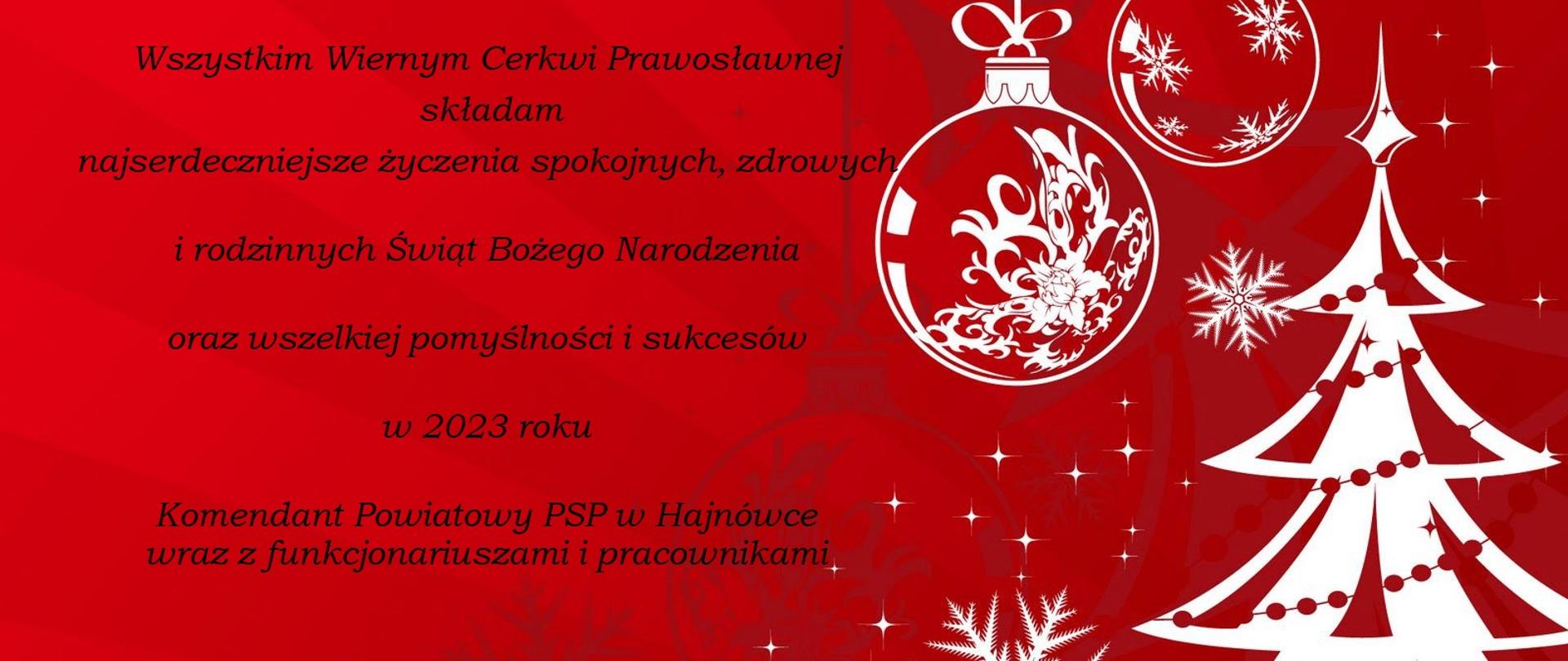 Życzenia świąteczne