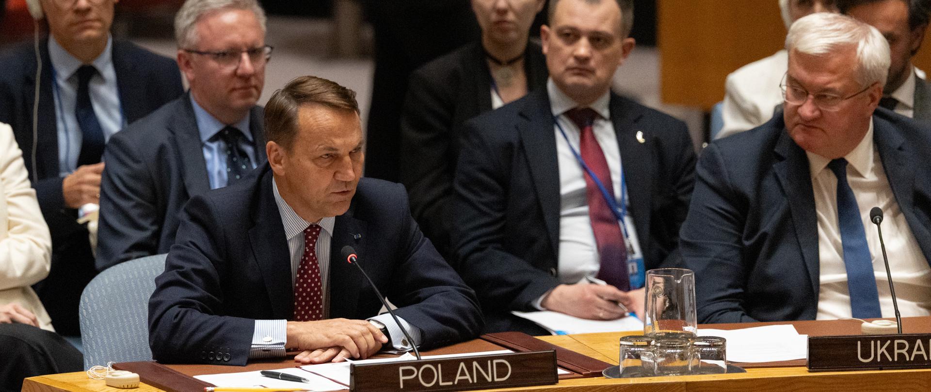 Address by Deputy Prime Minister and Foreign Minister Radosław Sikorski at UN Security Council Meeting