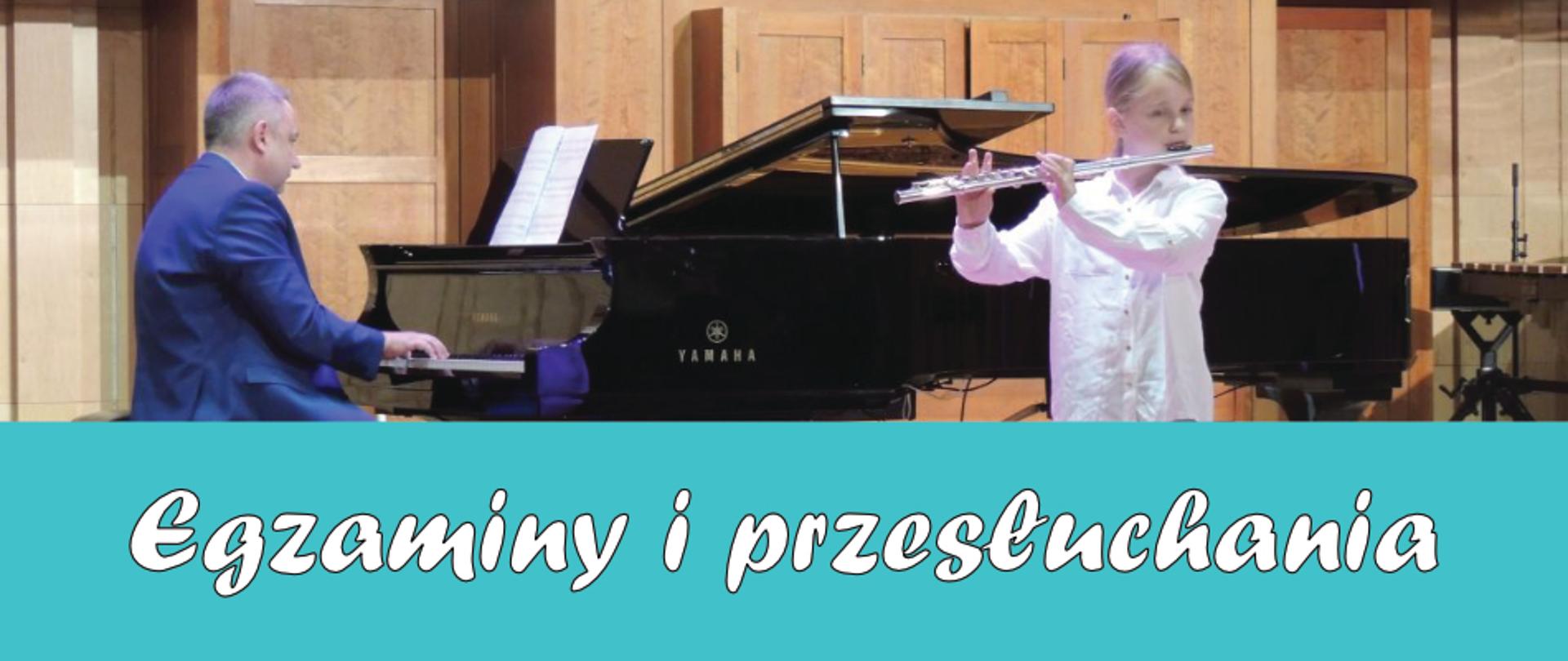 egzaminy i przesłuchania baner